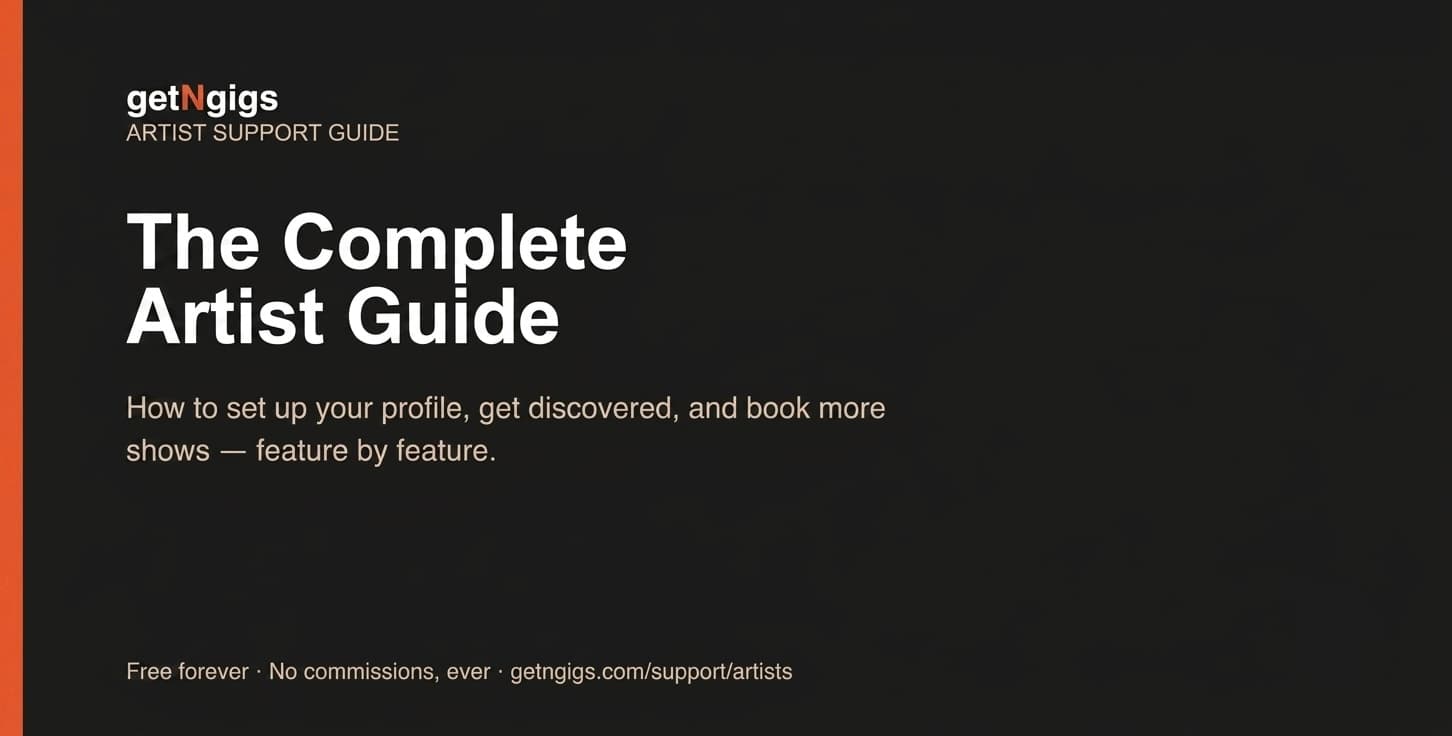 From Sign-Up to Booked: How the getNgigs Artist Workflow Works
