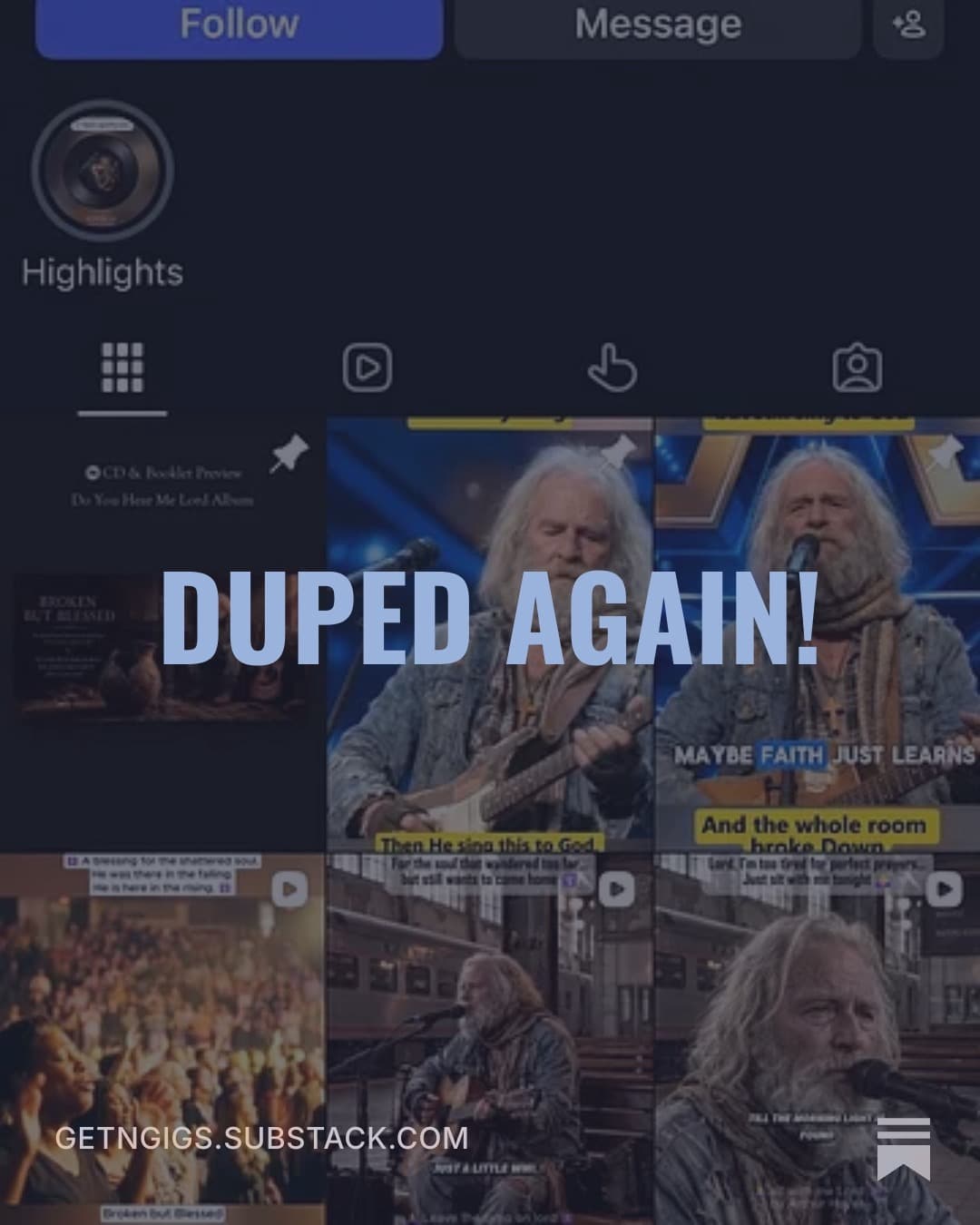 Duped Again! Another Bullshit Artist Faking Their Talent Audition.
